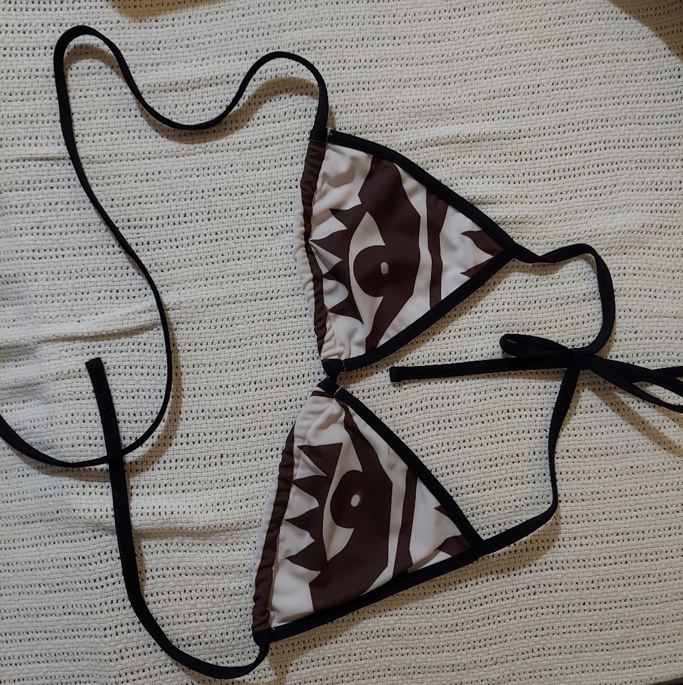 American Apparel Eyes Bikini Top